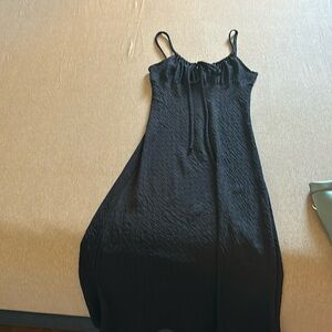 Black maxi dress